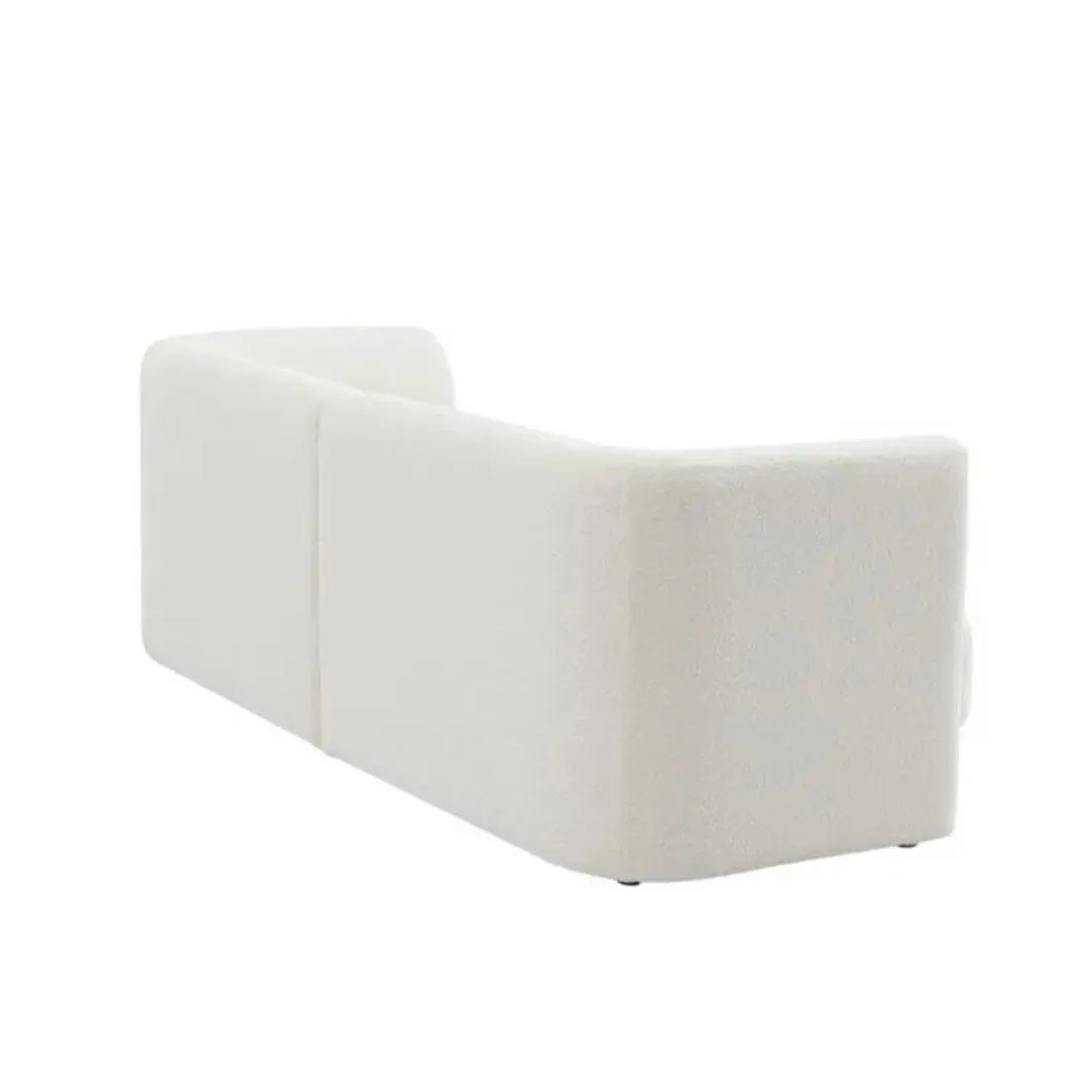 Jim Boucle Curve Sofa