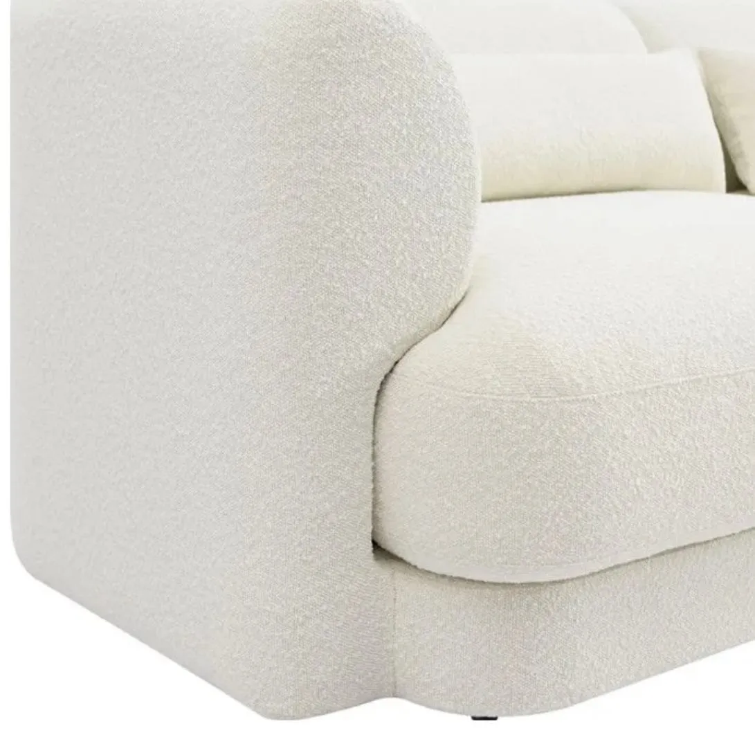 Jim Boucle Curve Sofa
