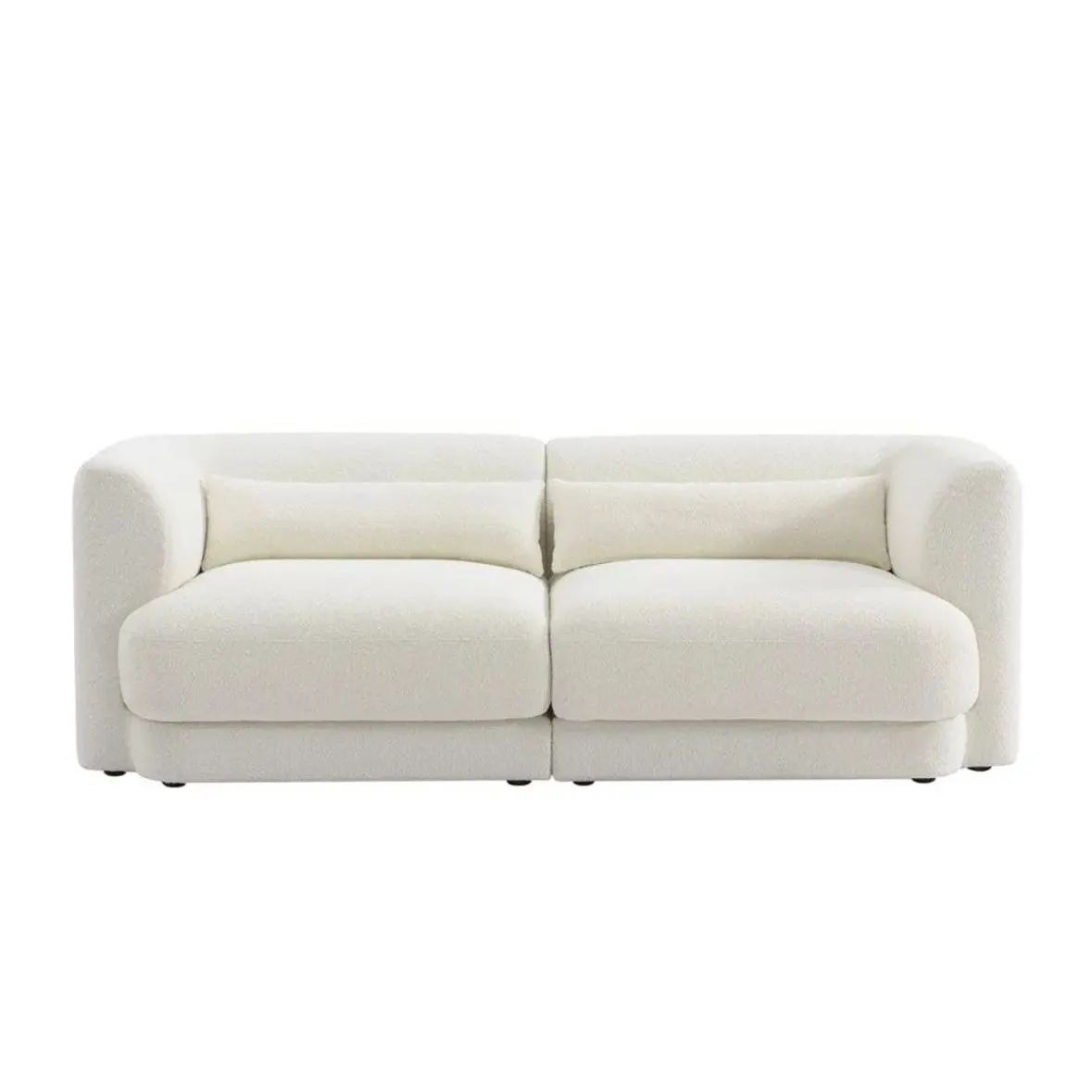 Jim Boucle Curve Sofa