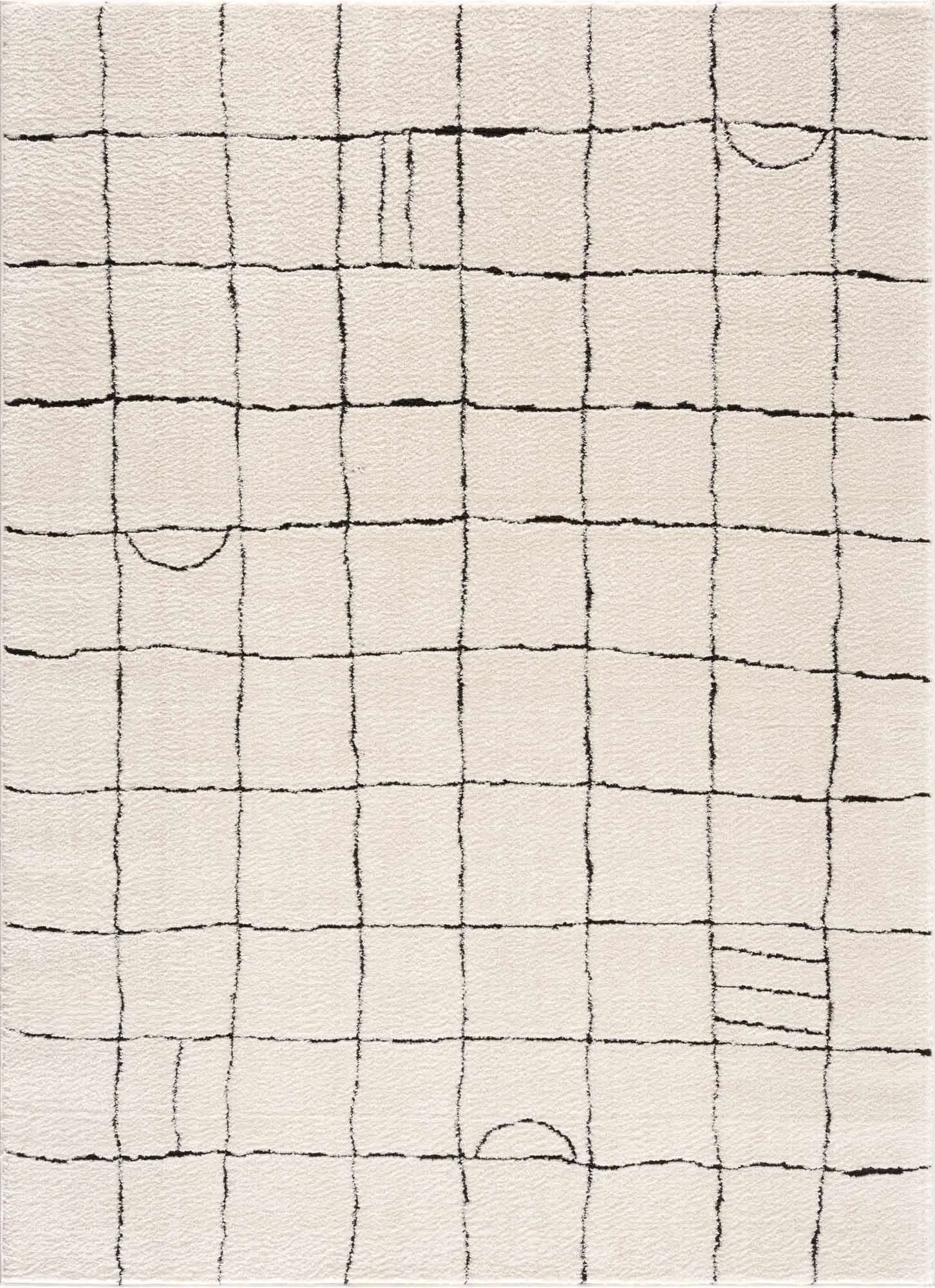 Keanu Black & White Gambit Rug