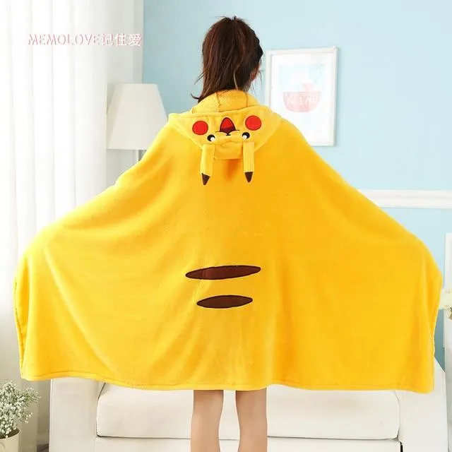 Kids Blanket/Bathrobe Multiple Anime Characters Models