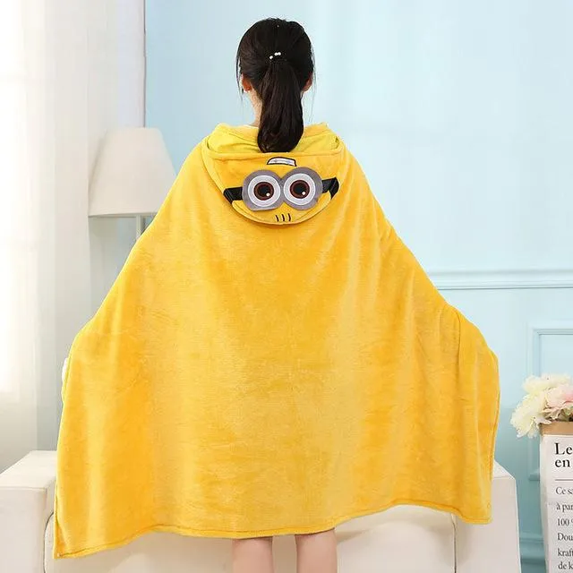 Kids Blanket/Bathrobe Multiple Anime Characters Models