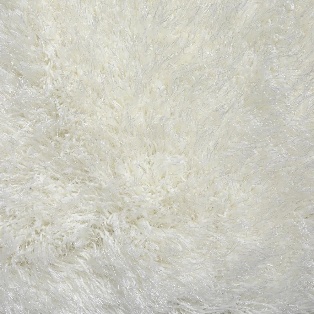 Large Wool Plush Modern Contemporary Round Charcoal Ivory 8' x 8' Round Area Rug