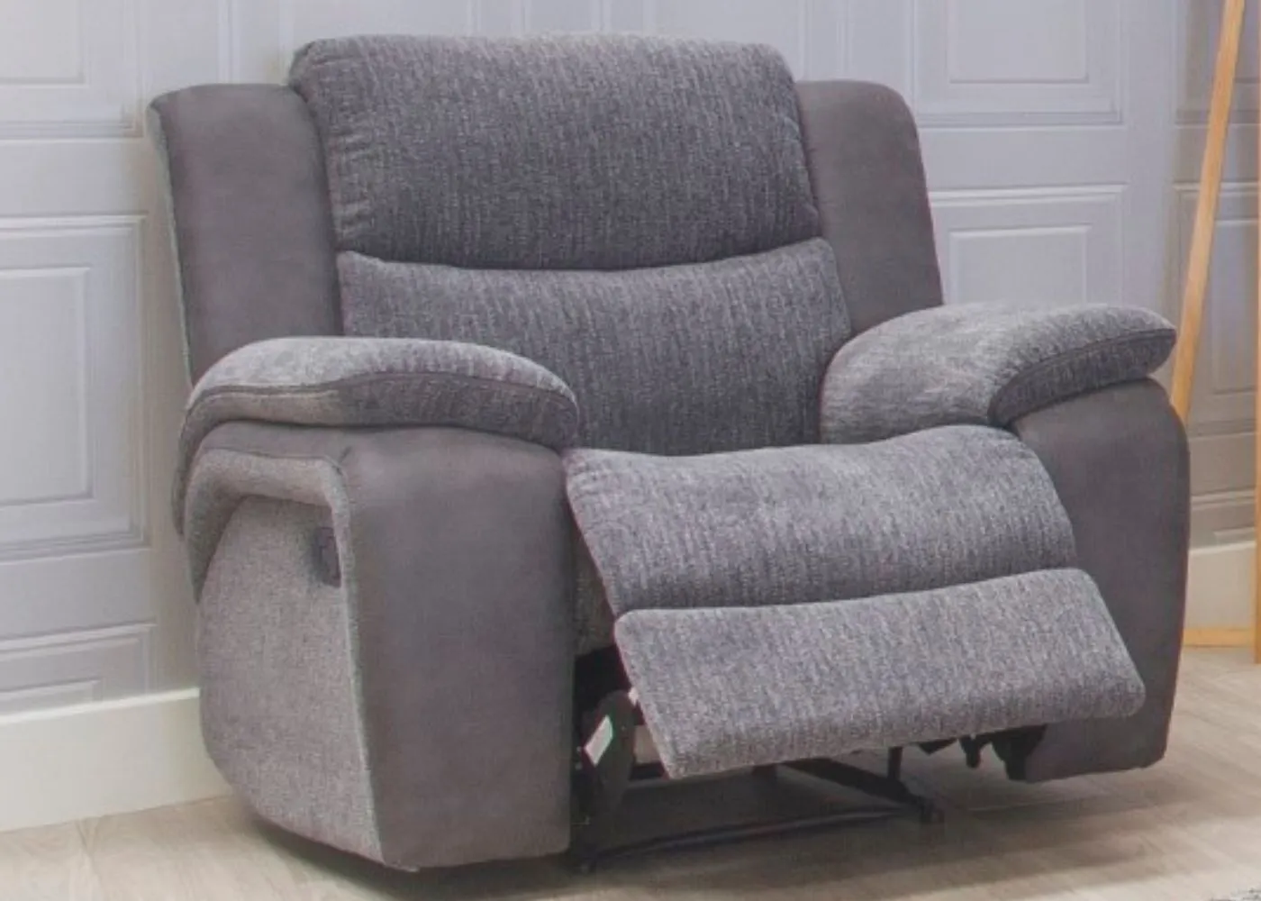 Legend Grey Fabric Reclining Sofa Range by Sofahouse