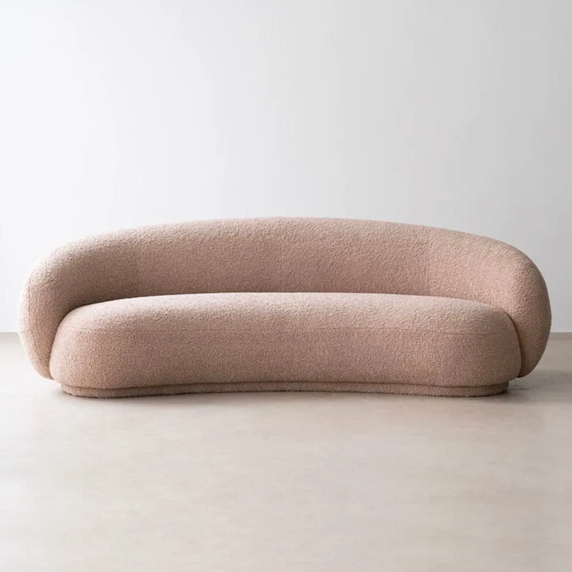 Lisa Performance Boucle Curve Sofa
