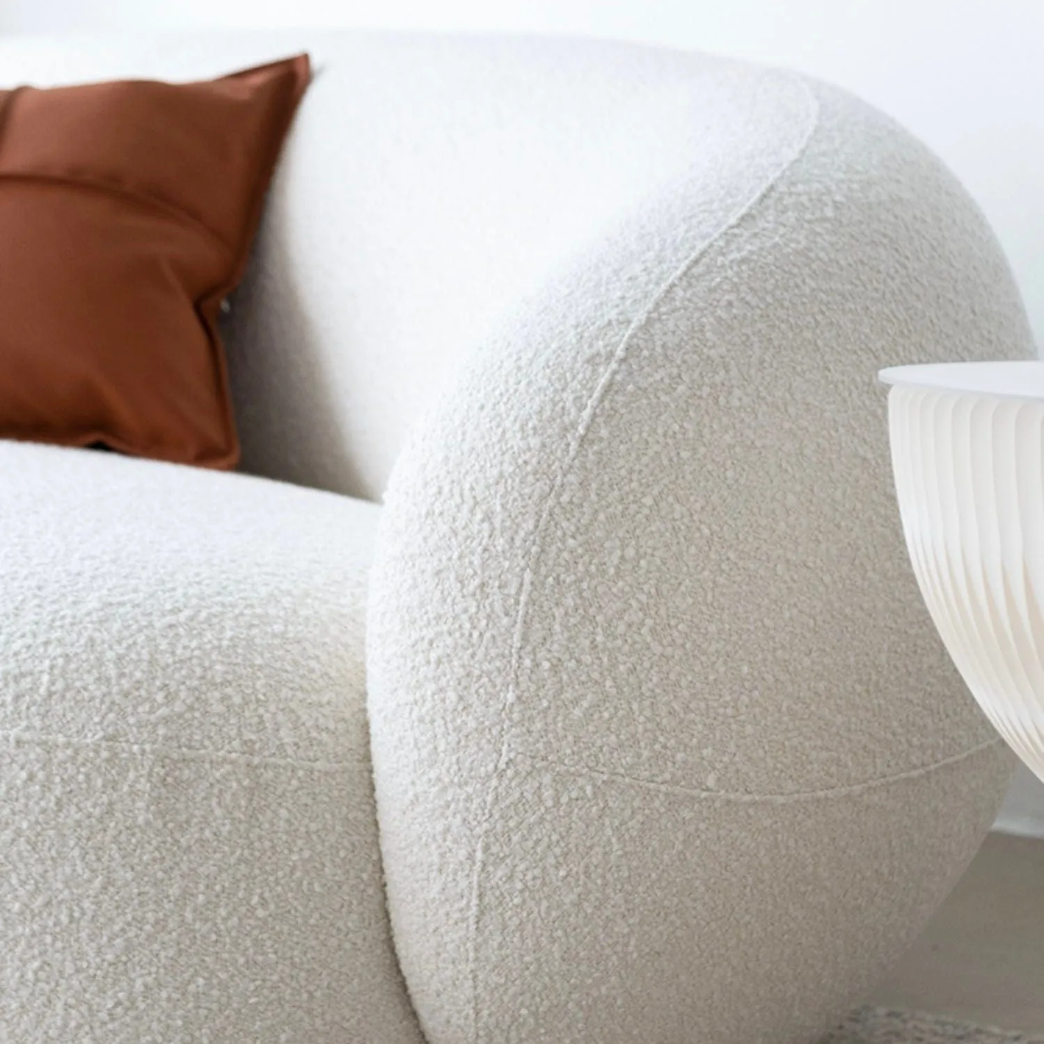 Lisa Performance Boucle Curve Sofa