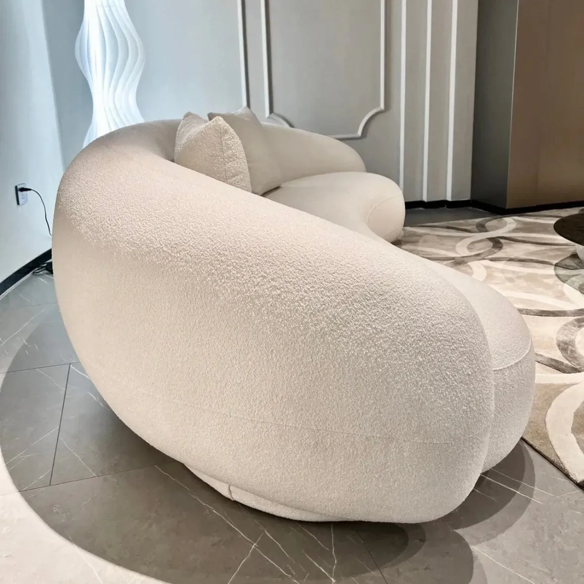 Lisa Performance Boucle Curve Sofa