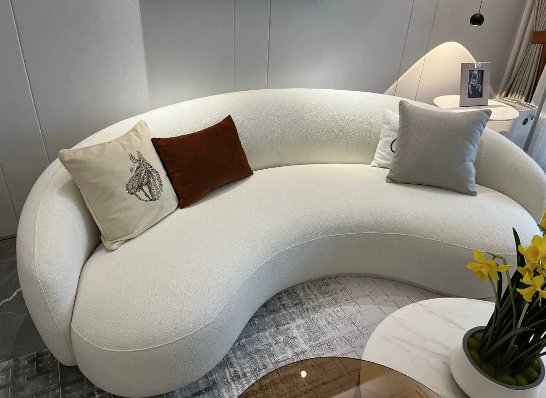 Lisa Performance Boucle Curve Sofa
