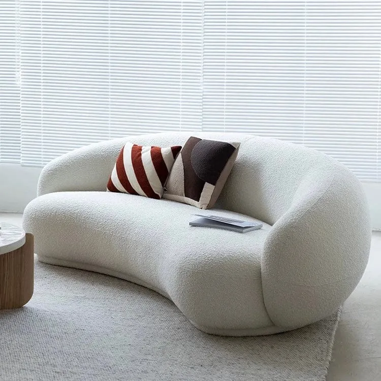 Lisa Performance Boucle Curve Sofa