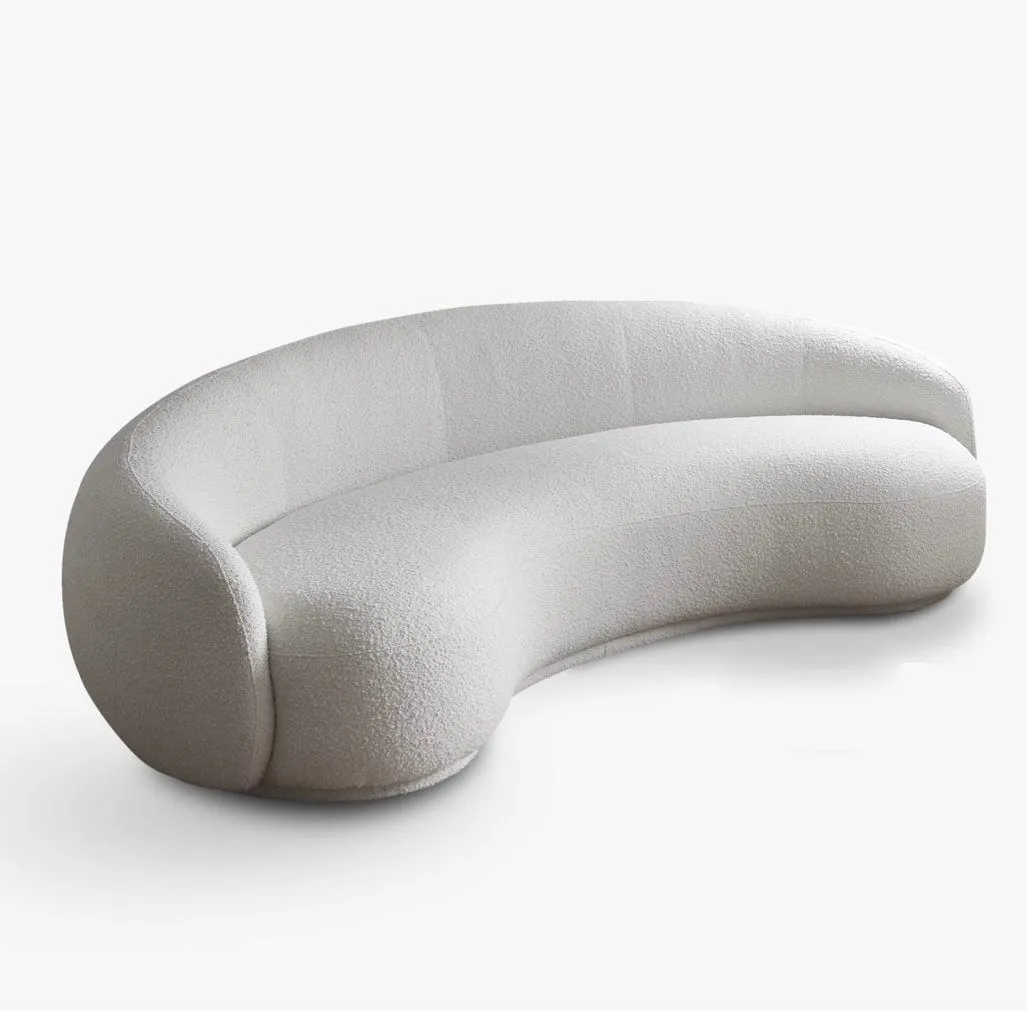 Lisa Performance Boucle Curve Sofa