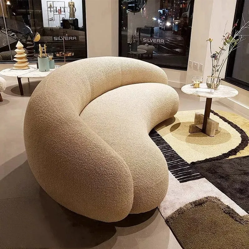 Lisa Performance Boucle Curve Sofa