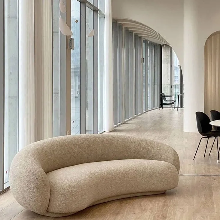 Lisa Performance Boucle Curve Sofa