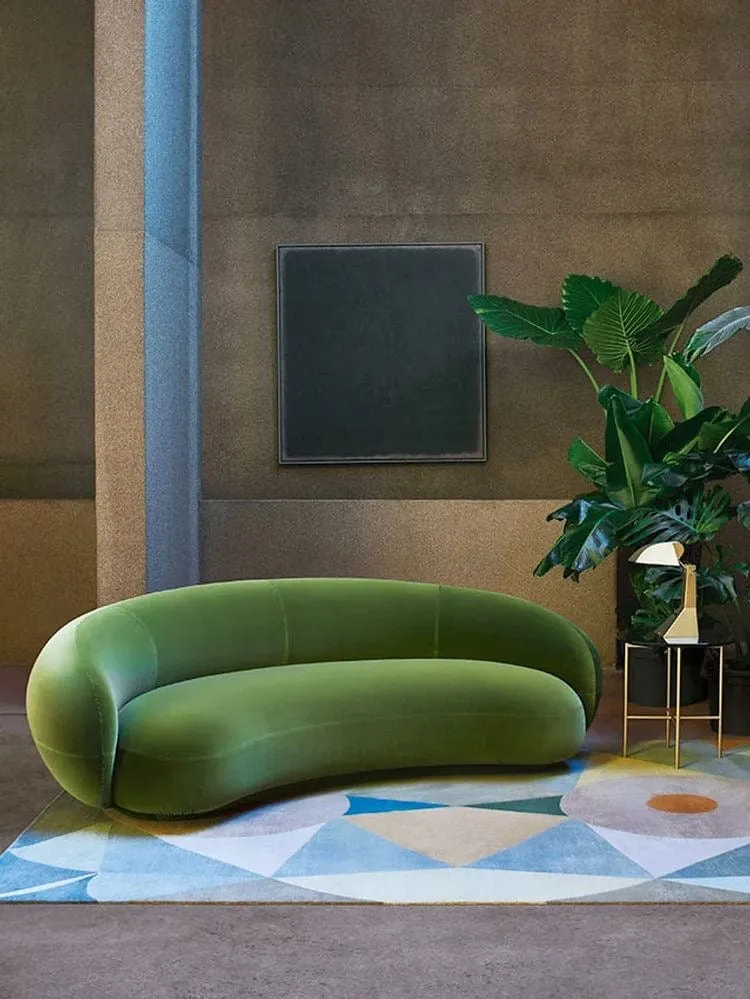 Lisa Performance Boucle Curve Sofa