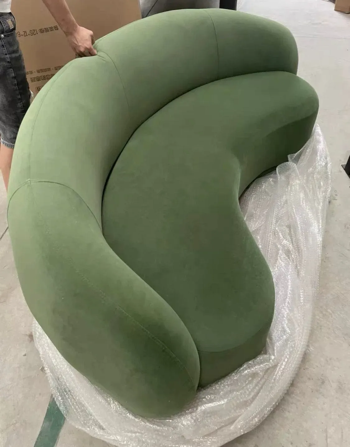 Lisa Performance Boucle Curve Sofa