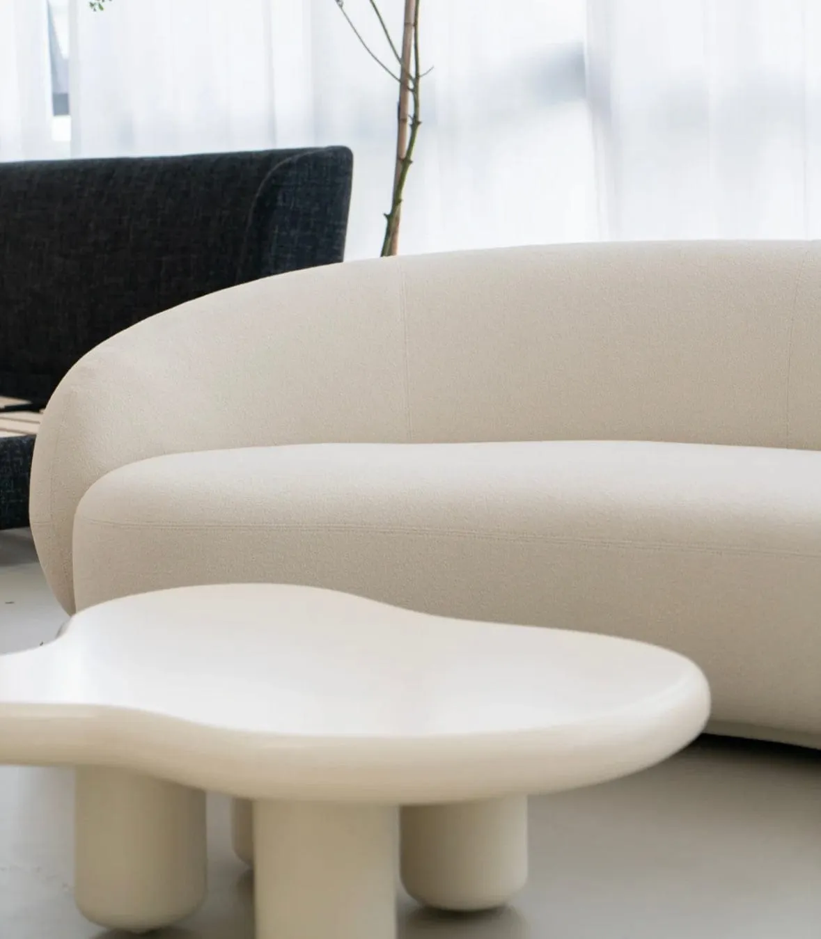 Lisa Performance Boucle Curve Sofa
