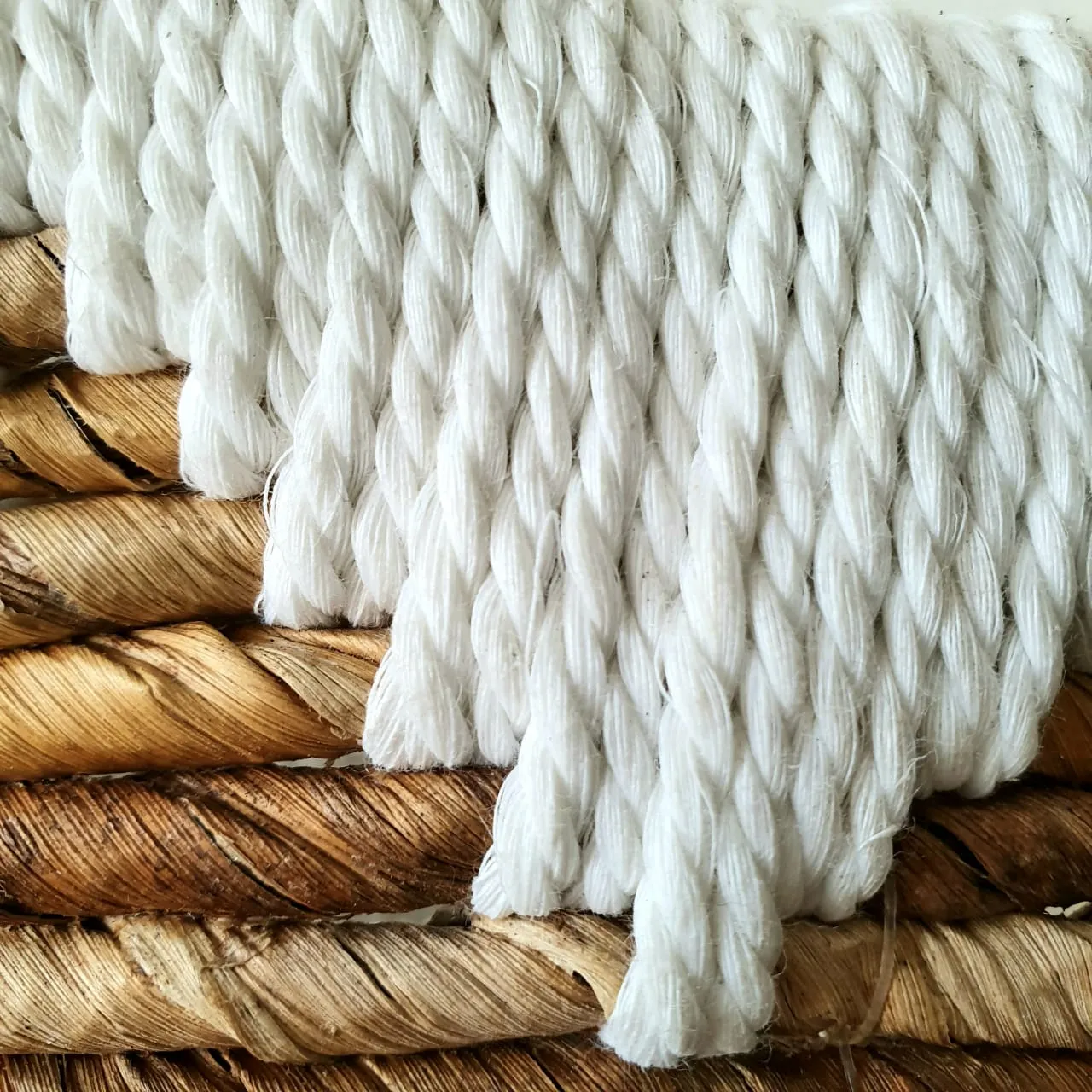 Mac Set 3 Natural Banana Leaf Basket with Pattern