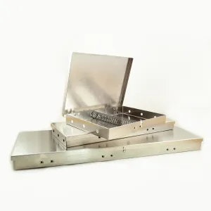 Mack Brush Spring Coil Metal Brush Box 5" X 6 1/2"