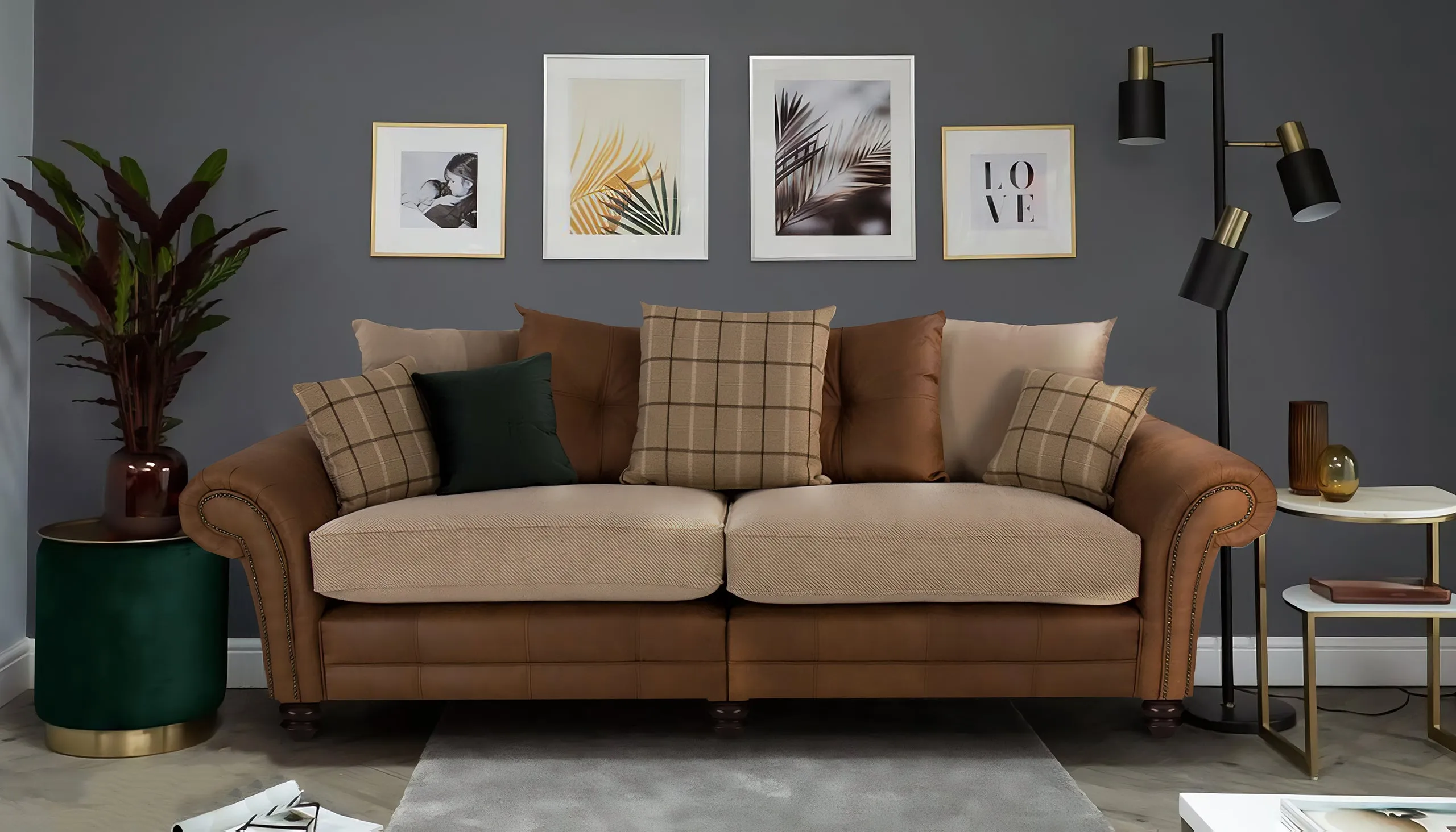 Marshall 3 Seater Standard Back Sofa