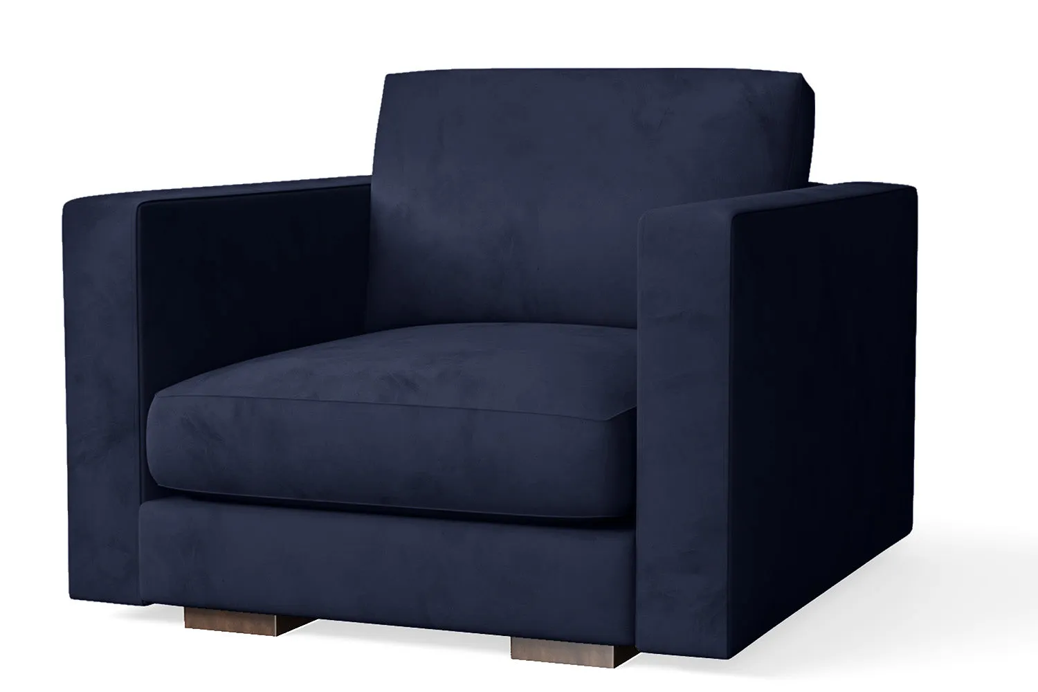 Messina Armchair Dark Blue Velvet
