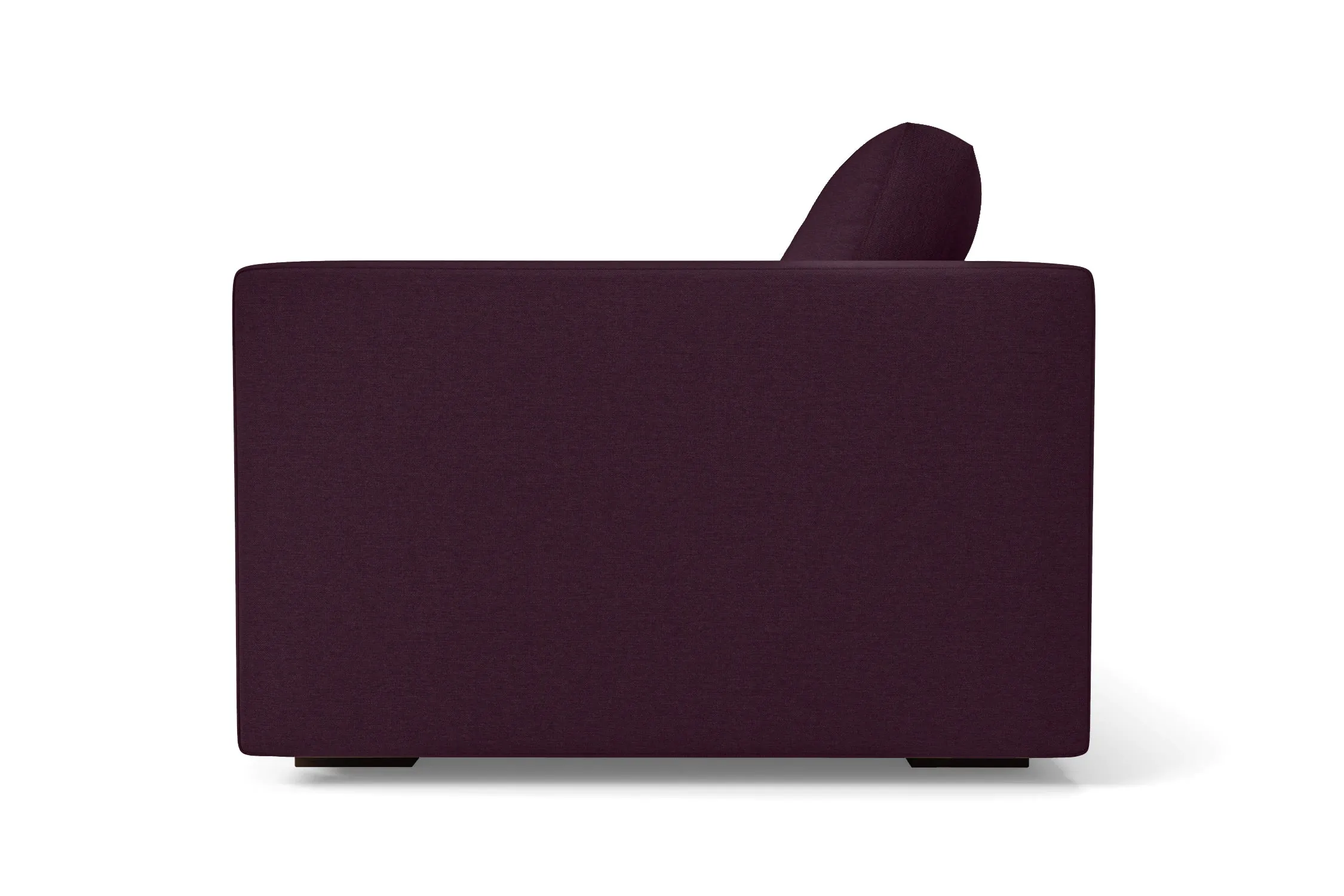 Messina Armchair Purple Linen Fabric