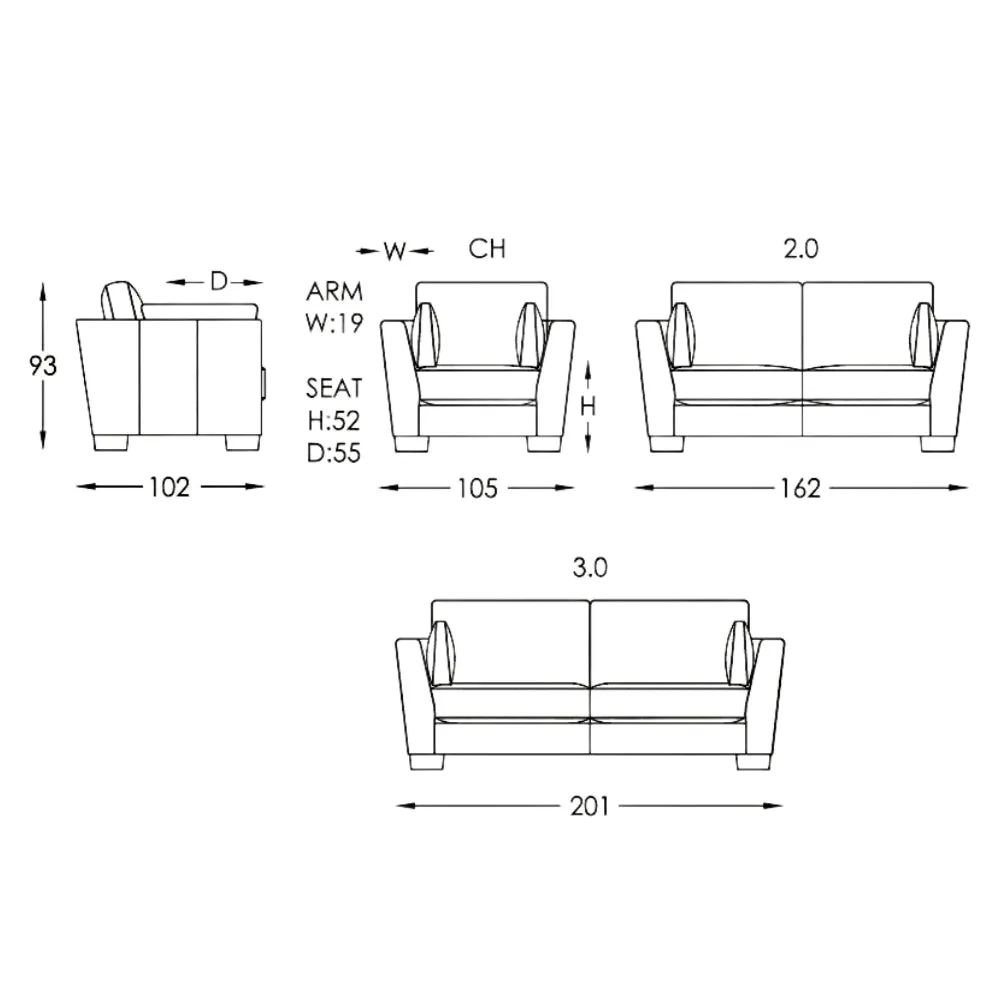 Moran Furniture Zen Sofa