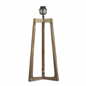 Ornate Tripod Table Lamp - Brass - Base Only