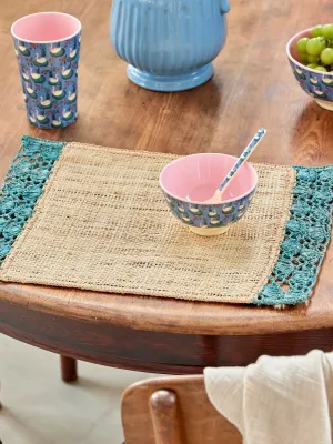 Raffia Placemat - Green