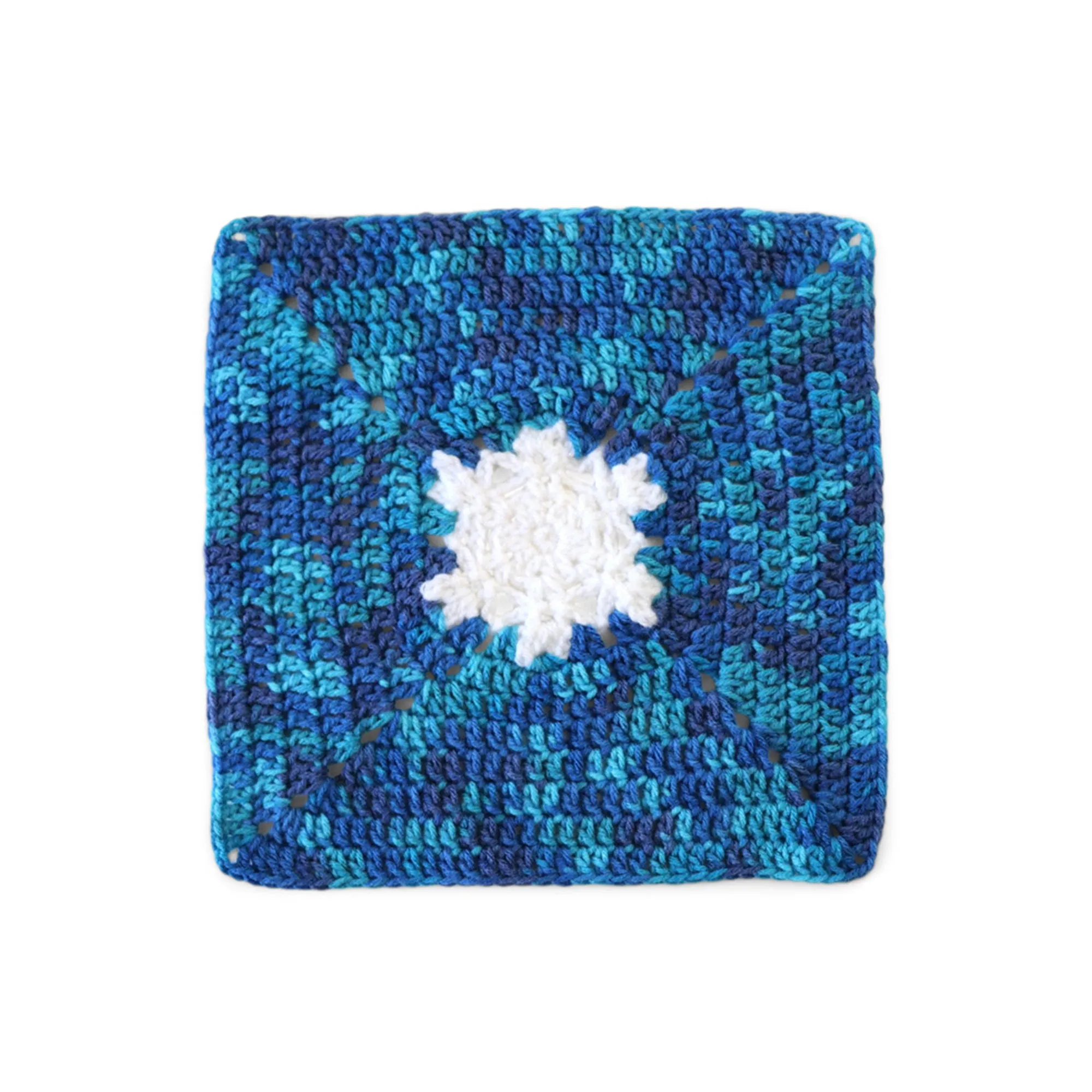 Red Heart Crochet Stitch in Season Snowflake Blanket