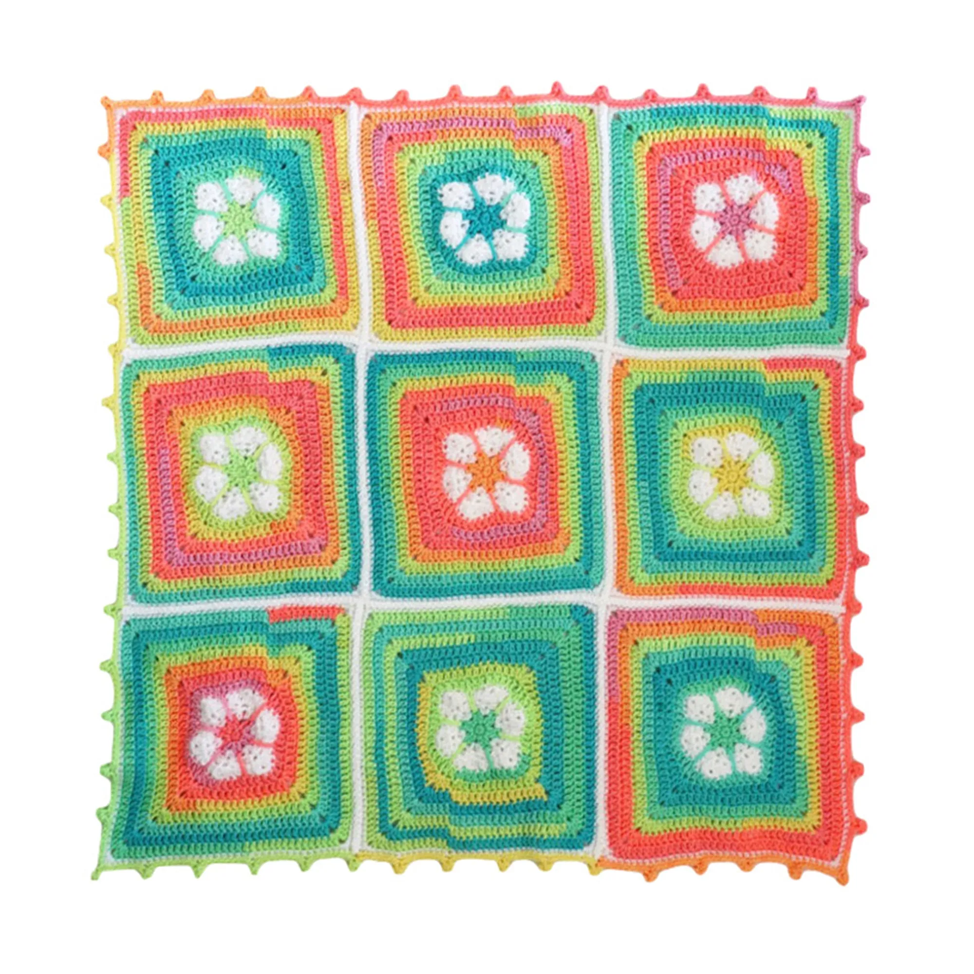 Red Heart Crochet Stitch in Season Snowflake Blanket