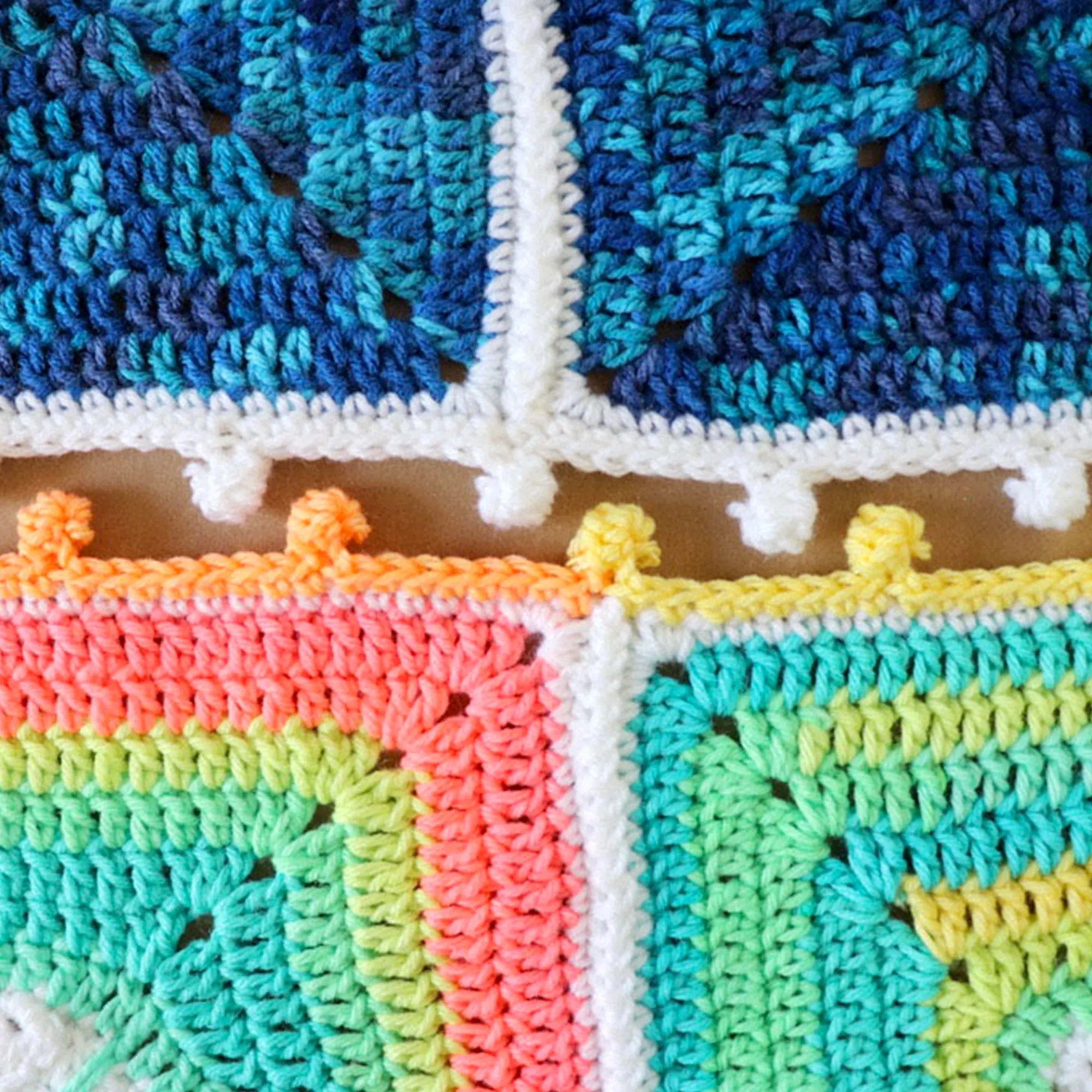 Red Heart Crochet Stitch in Season Snowflake Blanket