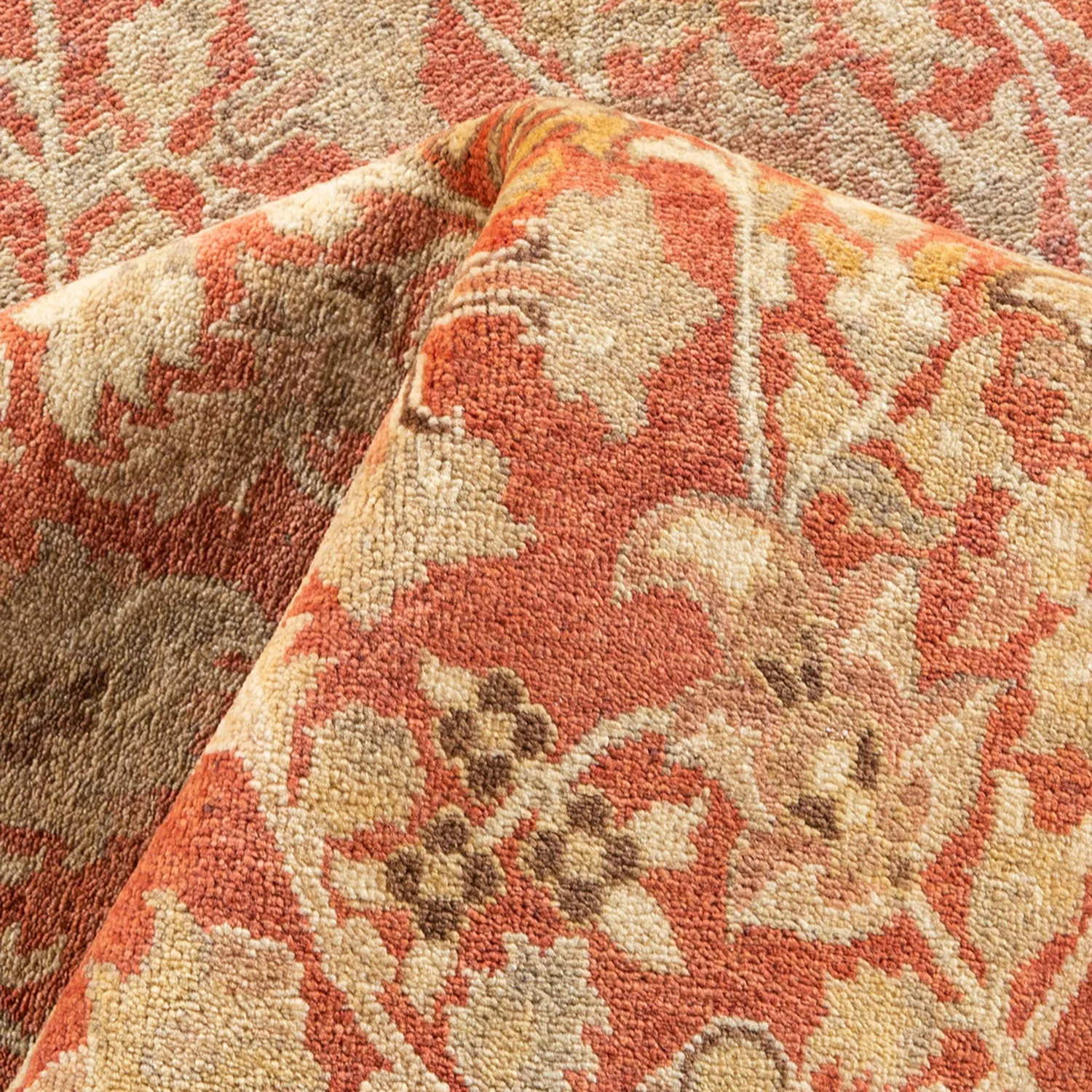 Red Traditional Wool Rug - 10' x 14'3"