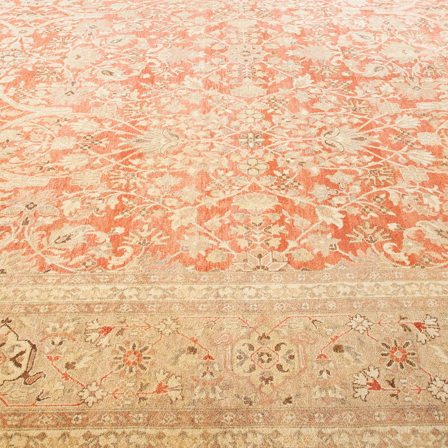 Red Traditional Wool Rug - 10' x 14'3"