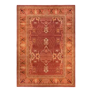 Red Traditional Wool Rug - 10'2" x 14'6"