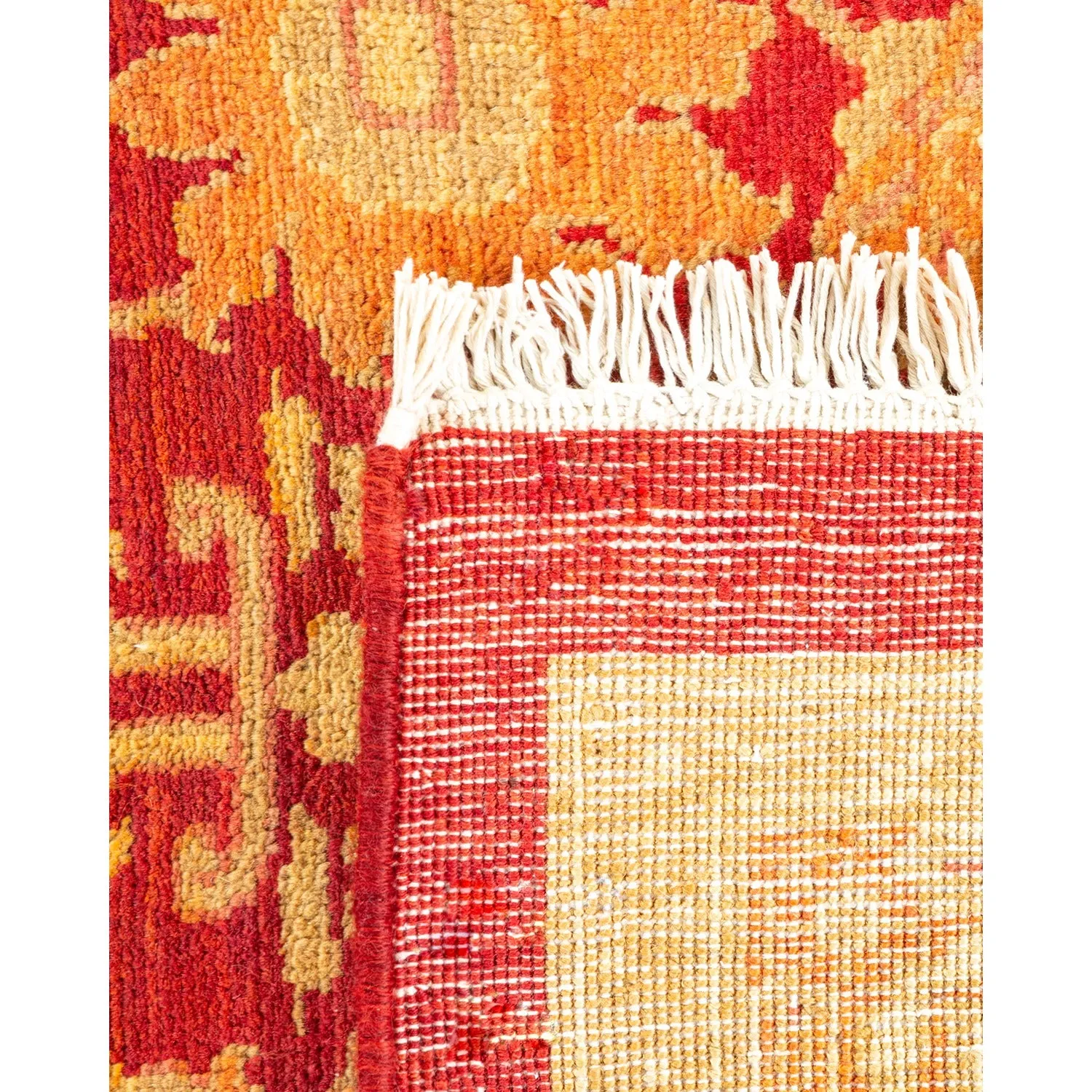 Red Traditional Wool Rug - 8'3" x 10'1"