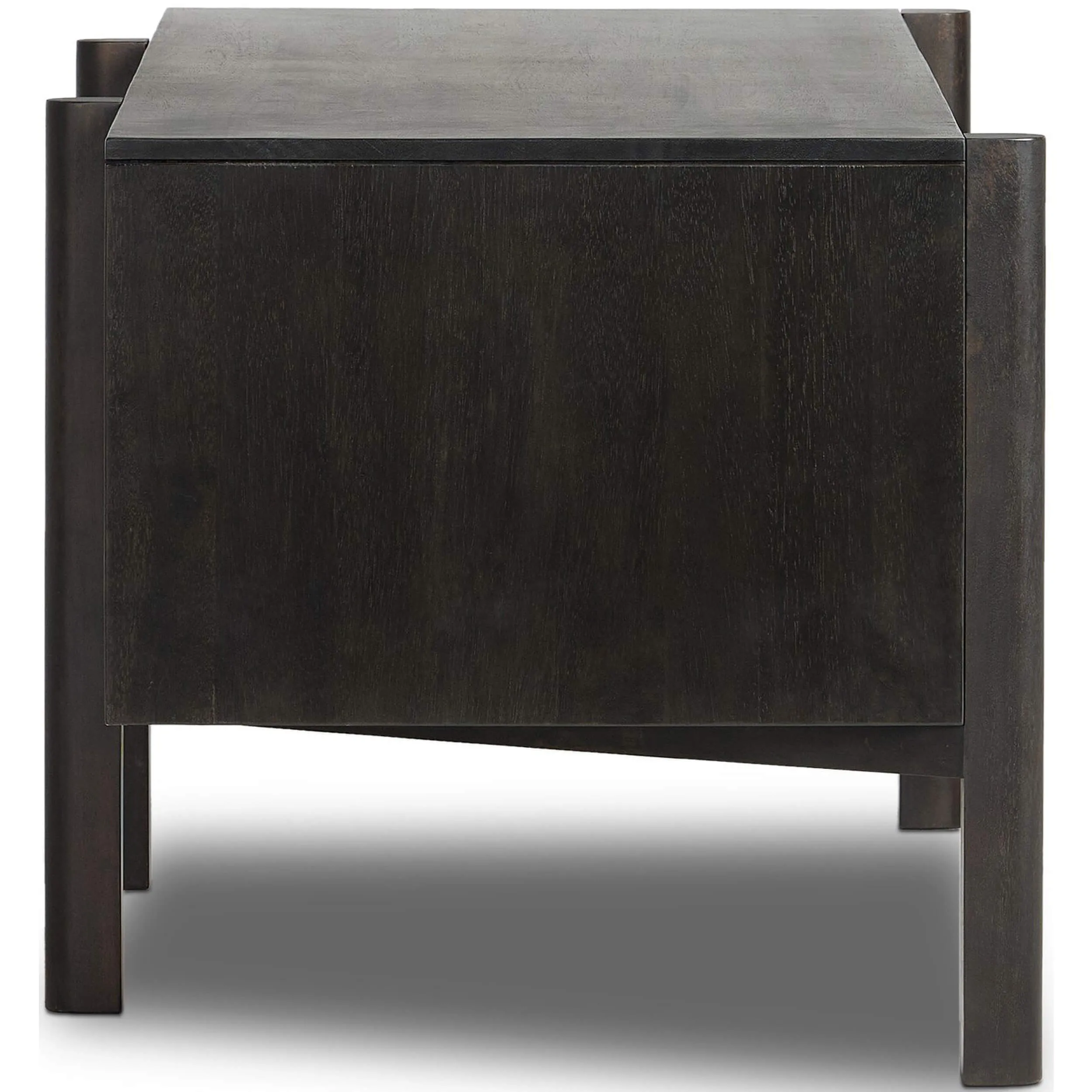 Reza Desk, Worn Black