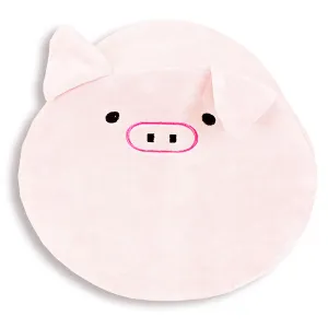 Round Memory Foam Pig Themed Pillow | Olivia The Pig