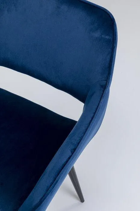 San Francisco Velvet Chair with Armrest (2/Set)