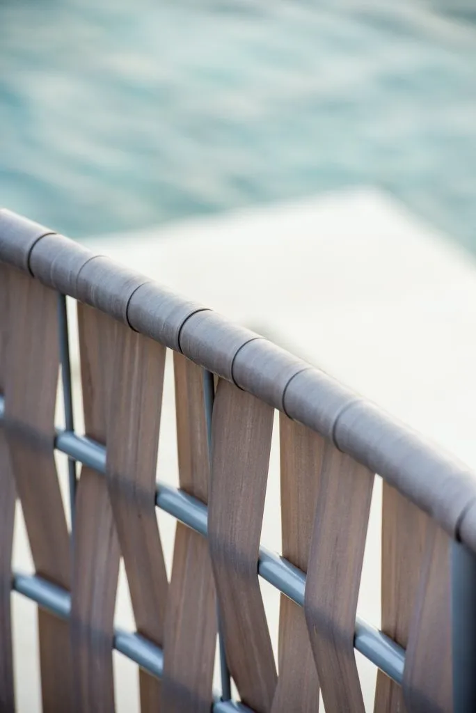 Skyline Design Strips Modular Curved Rattan Right Arm Seat