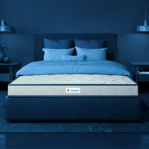 Sleepwell Nexa Classic Resitec Foam 5-inch King Bed Size Mattress - Gentle Comfort, Superior air Circulation, Enhanced Support, and Premium Top Layer Feel, Aqua (75x72x5)