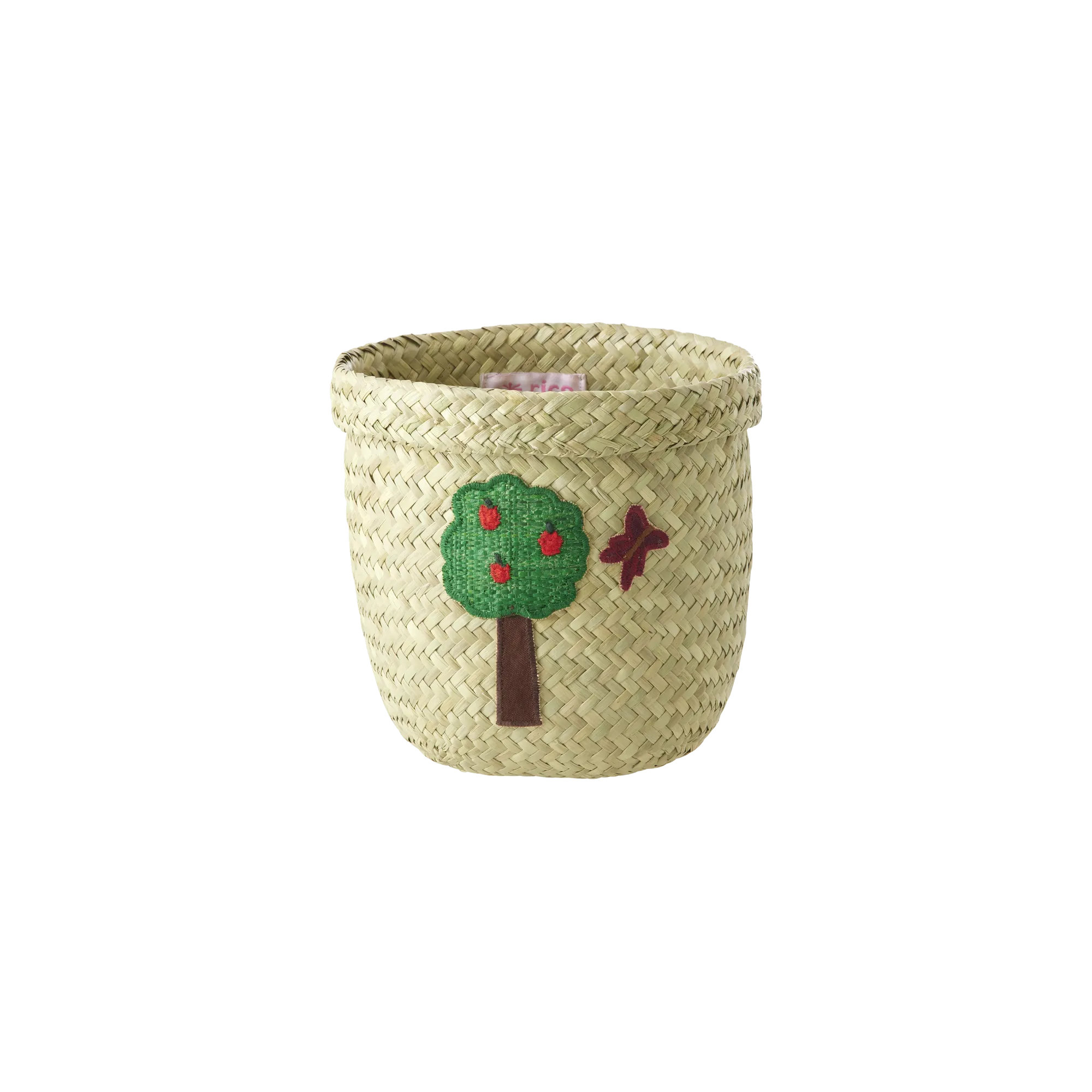 Small Raffia Storage Basket - Natural - Happy Forest Theme