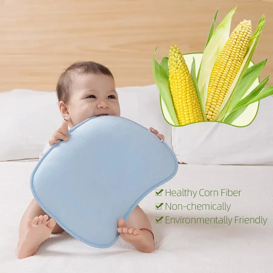 Sunveno DuPont Infant Head Shaper Pillow (Blue)
