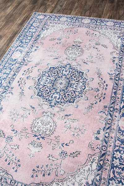 Traditional Machine Made Pink Rug