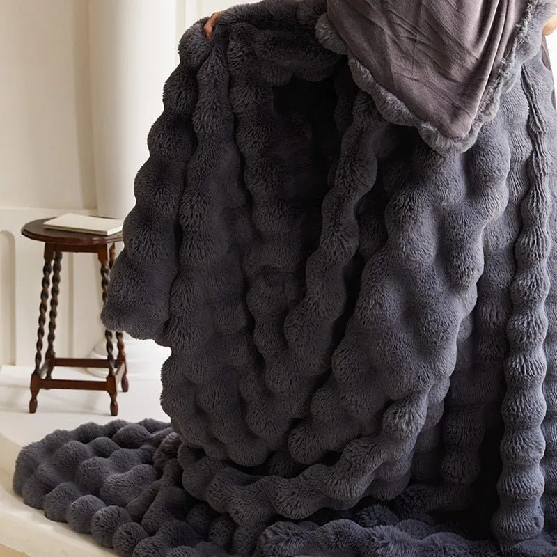 Tuscan Imitation Fur Blanket