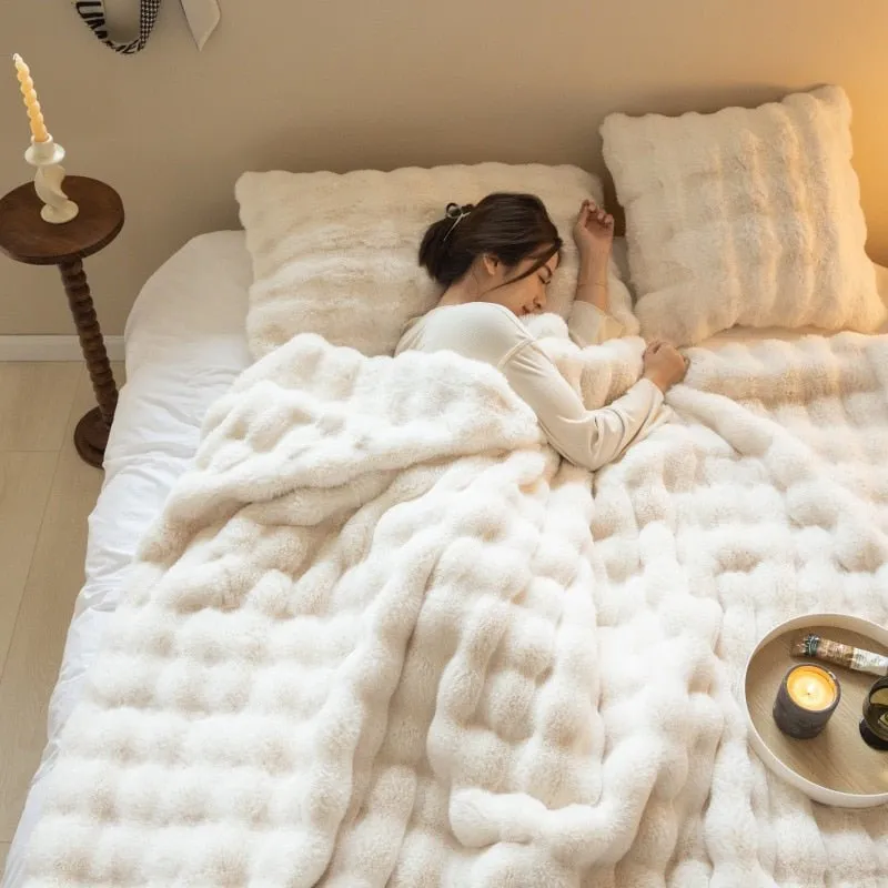 Tuscan Imitation Fur Blanket