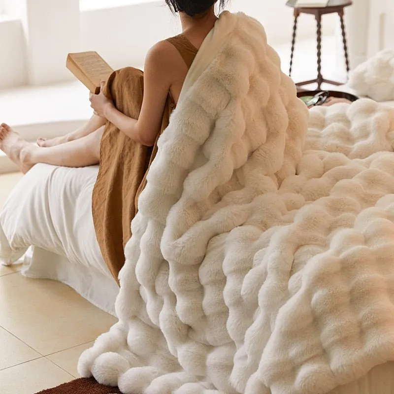 Tuscan Imitation Fur Blanket