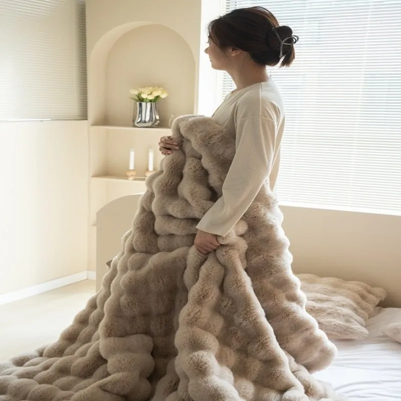 Tuscan Imitation Fur Blanket