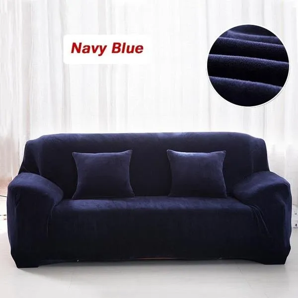 Winter Thicken Plush Recliner Sofa Covers Retro Recliner Sofa Cover Warm Soft Couch Slipcovers