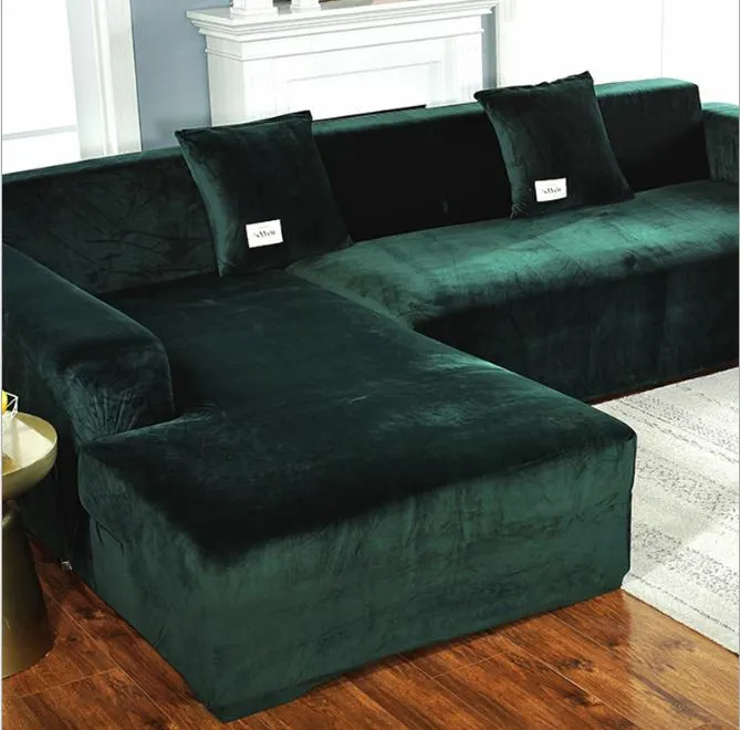 Winter Thicken Plush Recliner Sofa Covers Retro Recliner Sofa Cover Warm Soft Couch Slipcovers